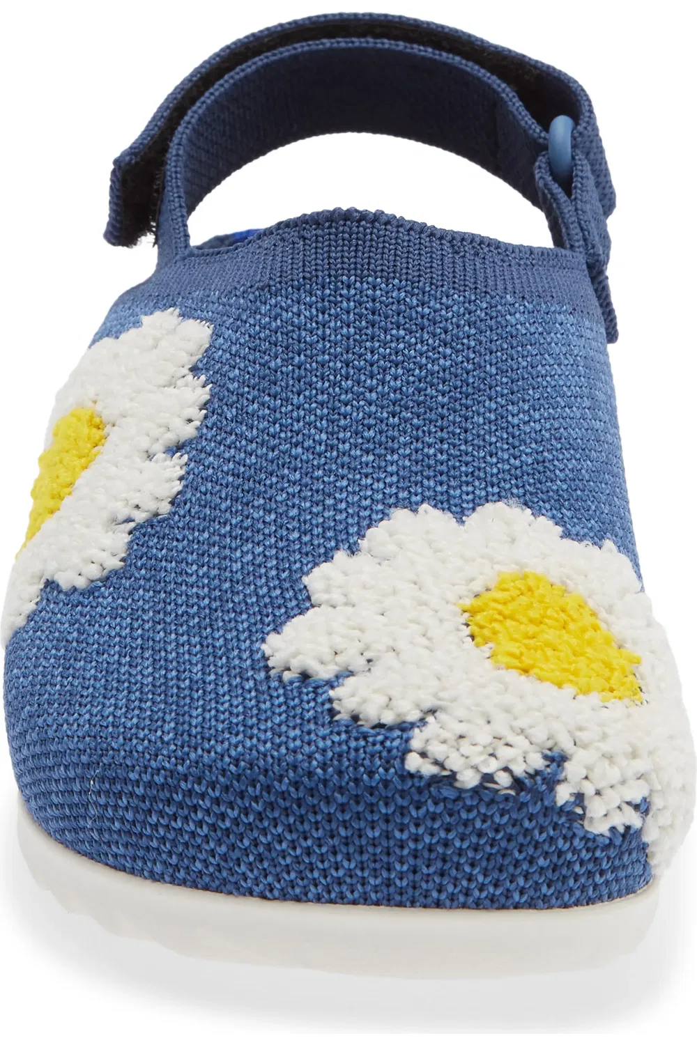 Детские сабо с регулируемым ремешком Kids' Clog Rothy's, Indigo Daisy — фото 4