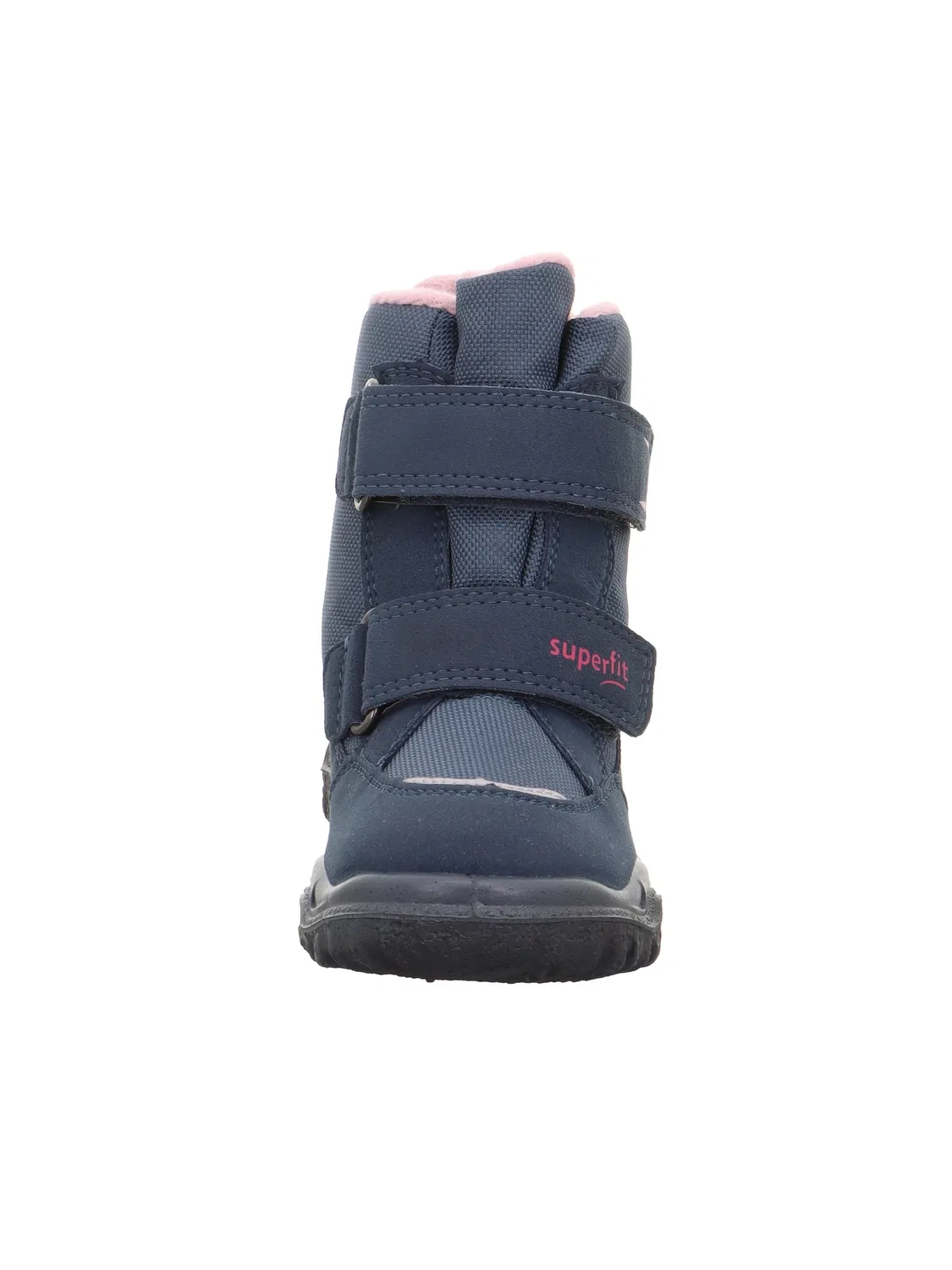 Детские снежные ботинки для девочек с мембраной Husky Warm Gefütterte Superfit, Blue Pink 8010 — фото 2