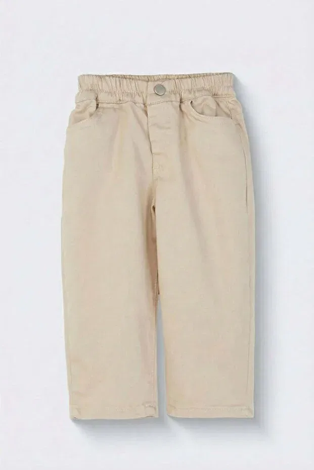 Детские брюки для девочек хлопковые Basics Dmb Boys & Girls, Nude Color — фото 3