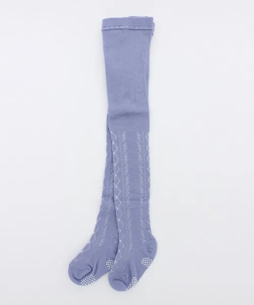 Детские колготки с жаккардовым узором, модель nino, Purple