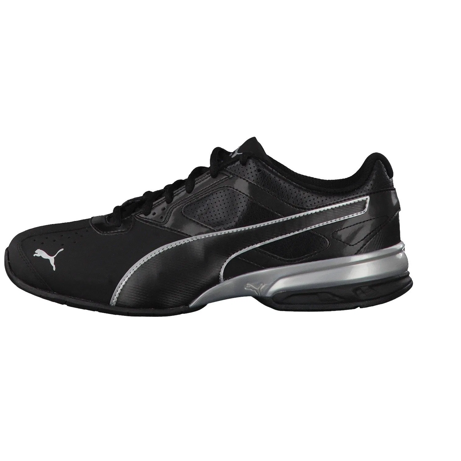 Детские кроссовки для мальчиков и девочек с принтом PUMA, Black PUMA Silver — фото 2