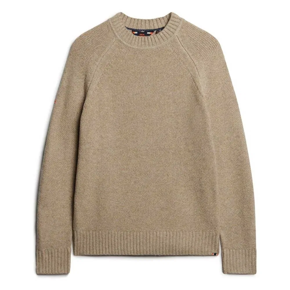 Мужской свитер с высоким воротником из флиса Superdry, Beige