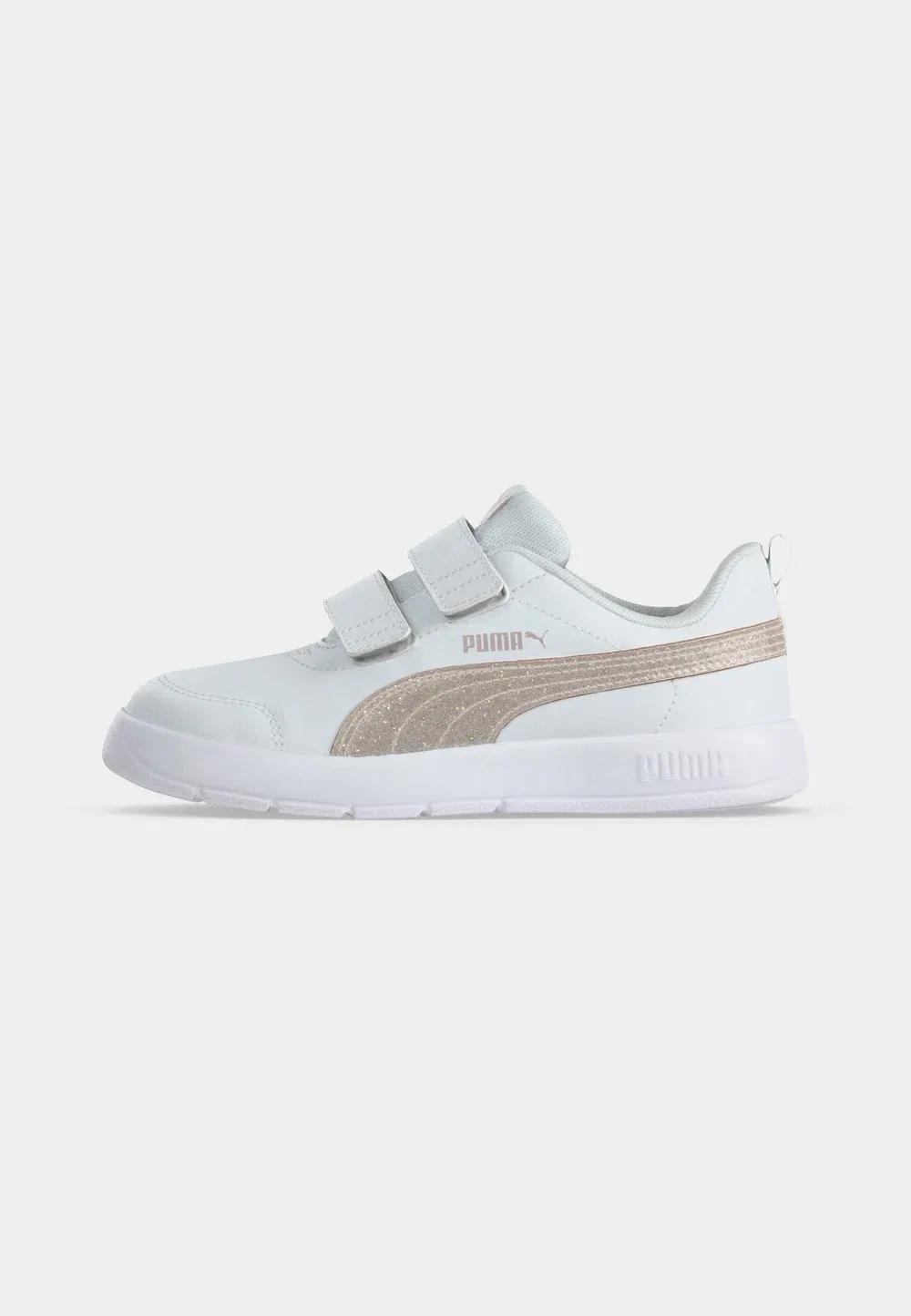 Courtflex унисекс - тренировочные кроссовки Puma, White/Misty Pink — фото 2