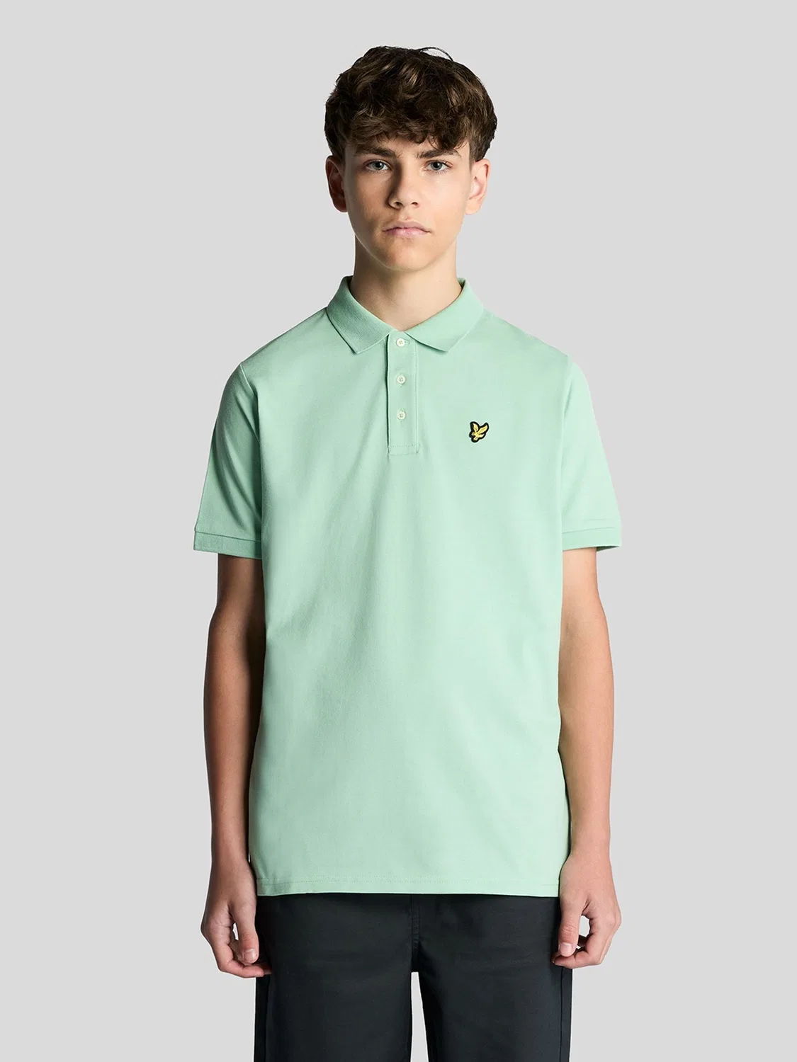 Поло, хлопок Lyle & Scott, Turquoise Shadow
