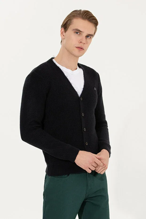 Мужской кардиган с v-образным вырезом U.S. Polo Assn., 164809 — фото 3