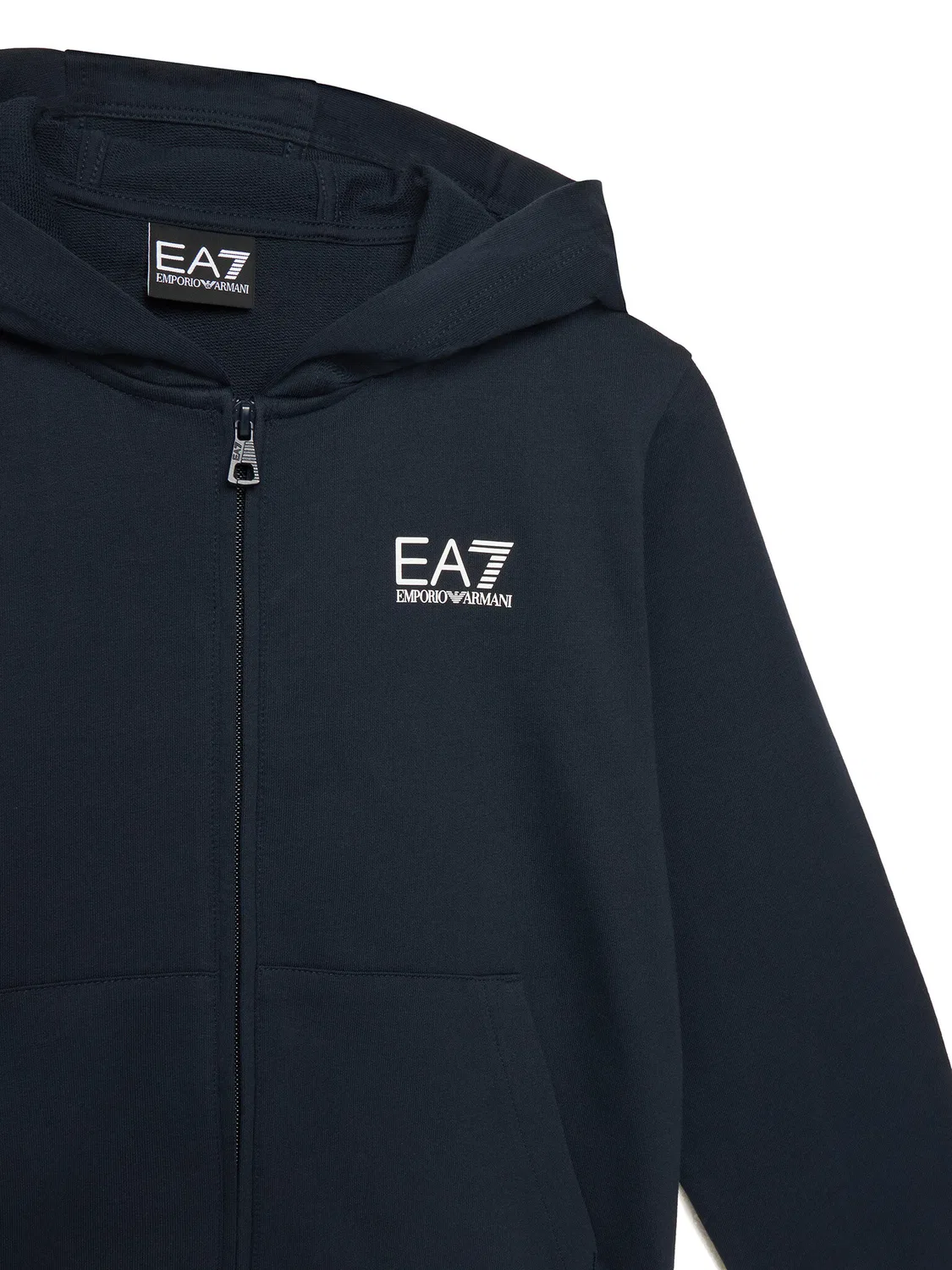 Толстовка стандартного кроя для мальчика Ea7 Emporio Armani, темно-синий — фото 3