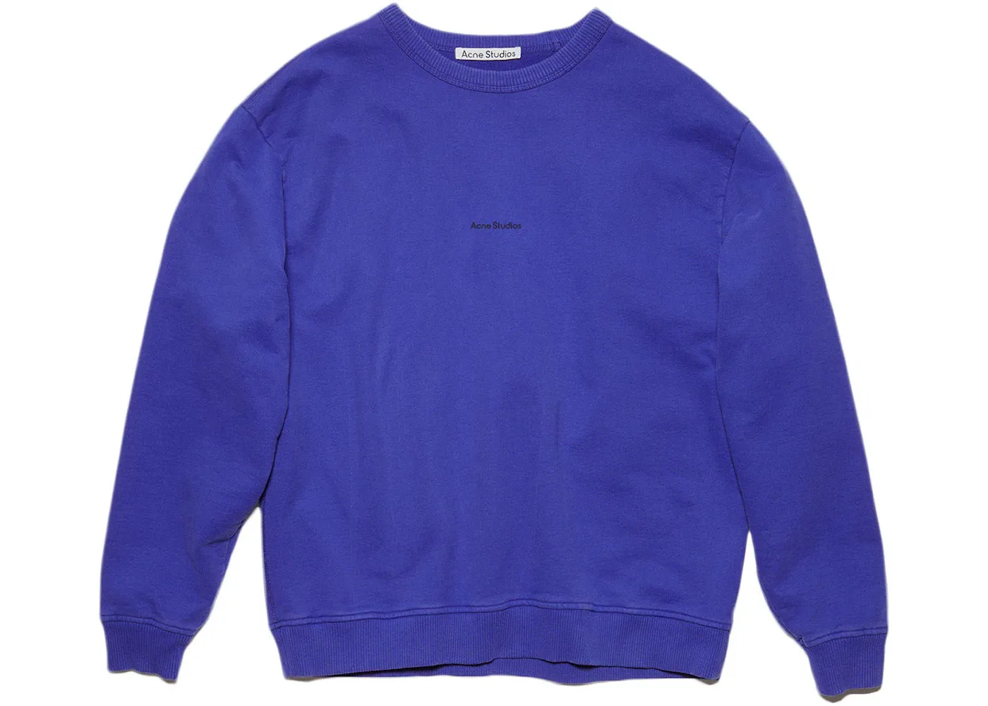Мужской свитшот с логотипом Acne Studios, Sea Blue