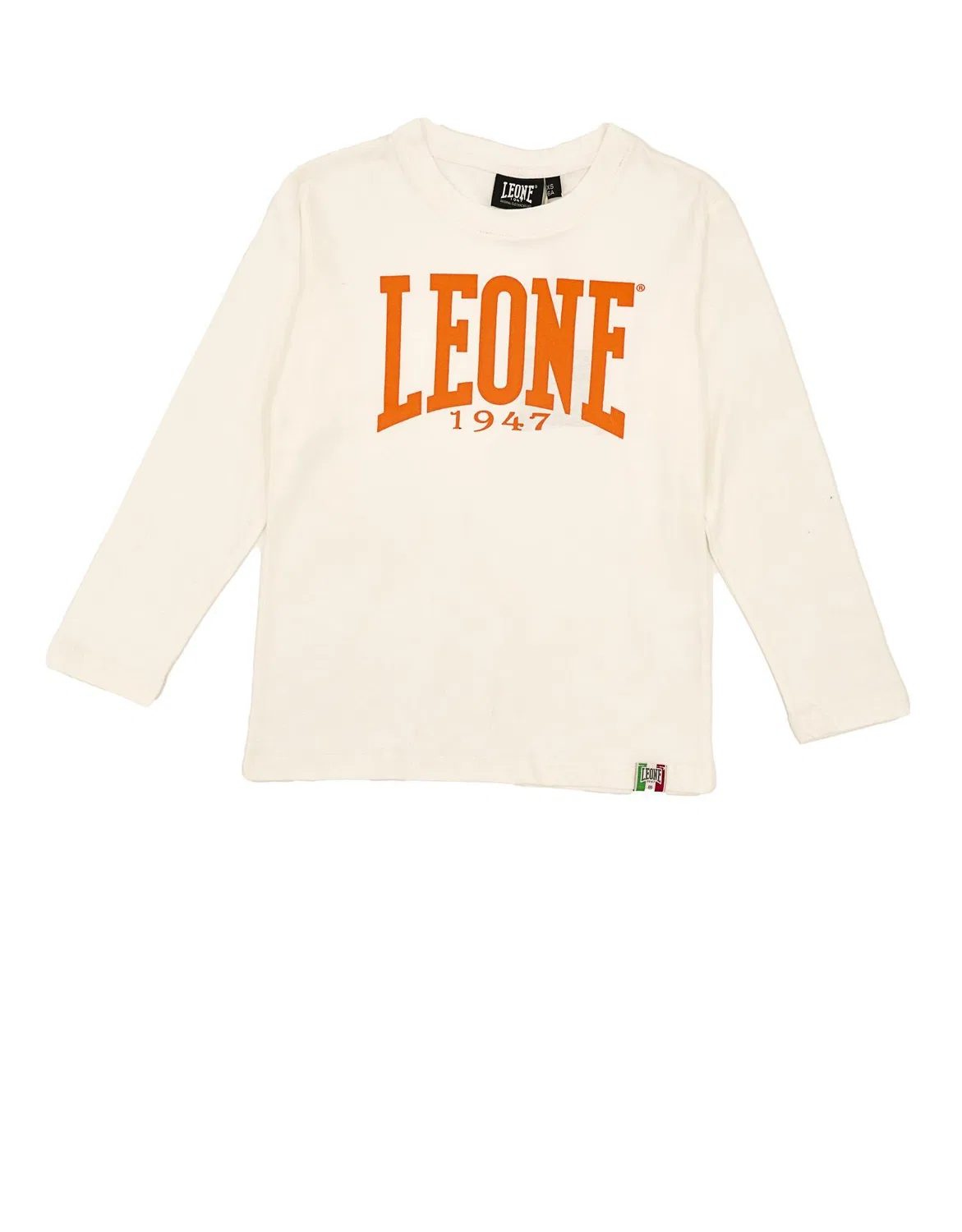 Детский лонгслив с принтом Leone Kids Winter Basic, Leone 1947 Apparel, Orange — фото 4