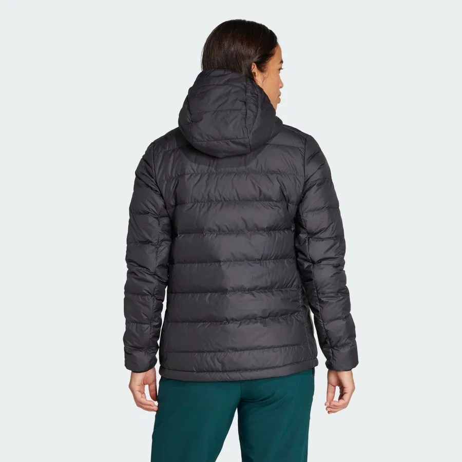 Утепленная куртка с капюшоном Terrex Multi Light Down ClimaWarm adidas, Черный — фото 2