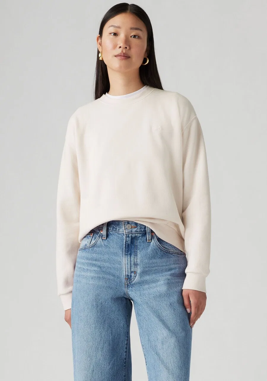 Толстовка LEVI'S "Everyday" кремового цвета — фото 2