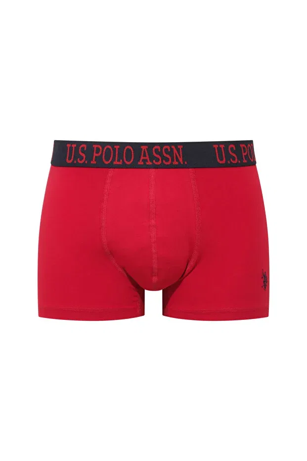 Мужские боксеры с принтом 3-шт U.S. Polo Assn., Navy Blue - Red - Printed — фото 4