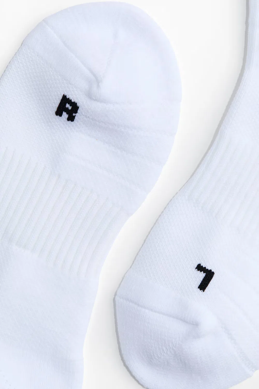 Комплект из 2 футбольных носков с технологией Drymove H&M, Weiß/Gestreift — фото 2