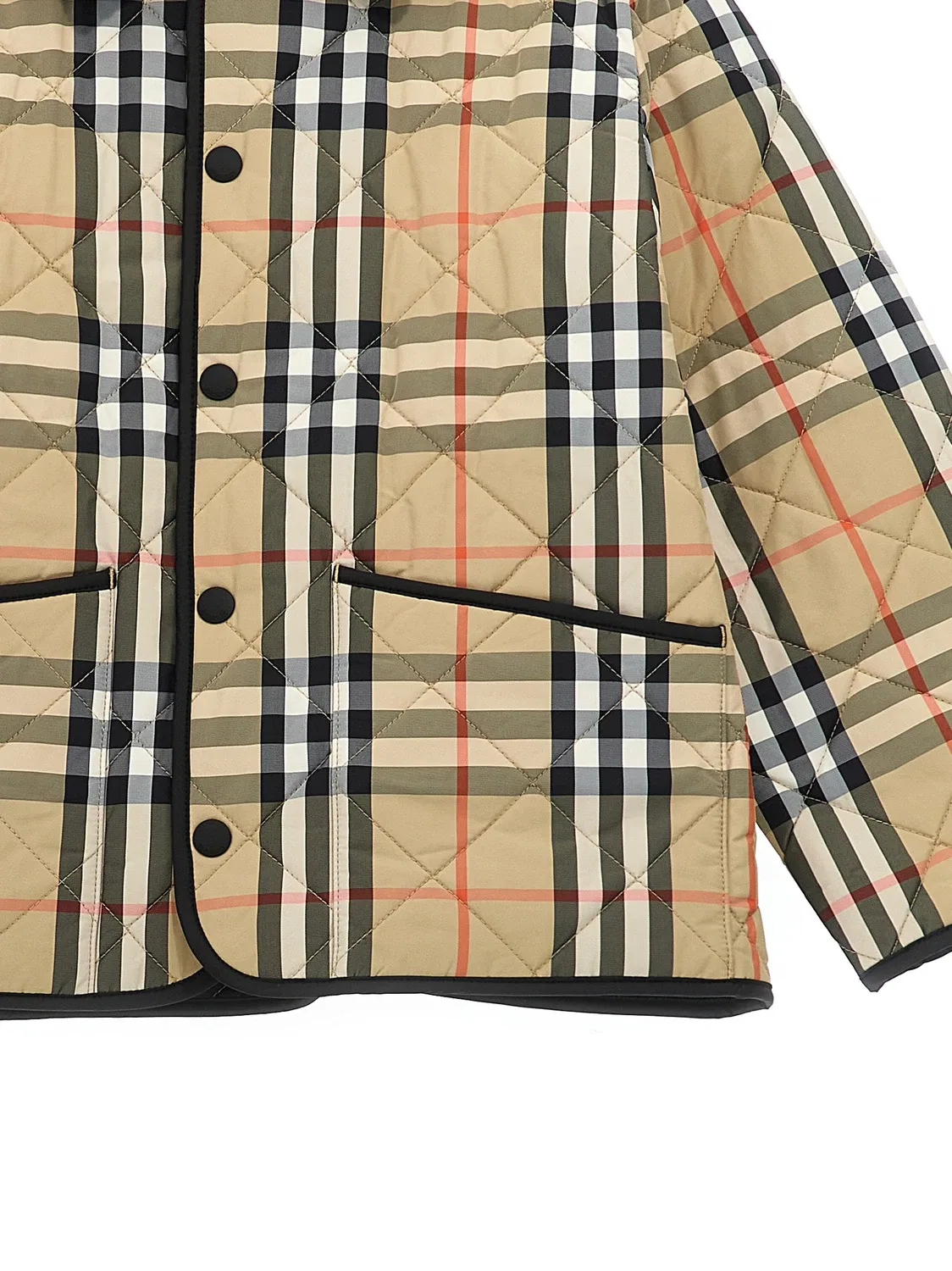 Куртка «Майло Чек» BURBERRY, бежевый — фото 3
