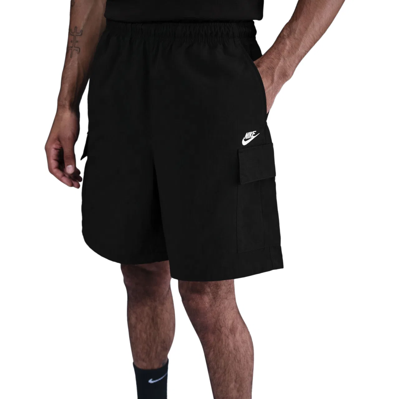 Мужские шорты Club Utility Nike, черный/белый