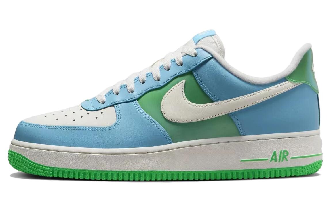 

Кроссовки Nike Air Force 1 Low '07 Aquarius Blue Vapor Green, белый