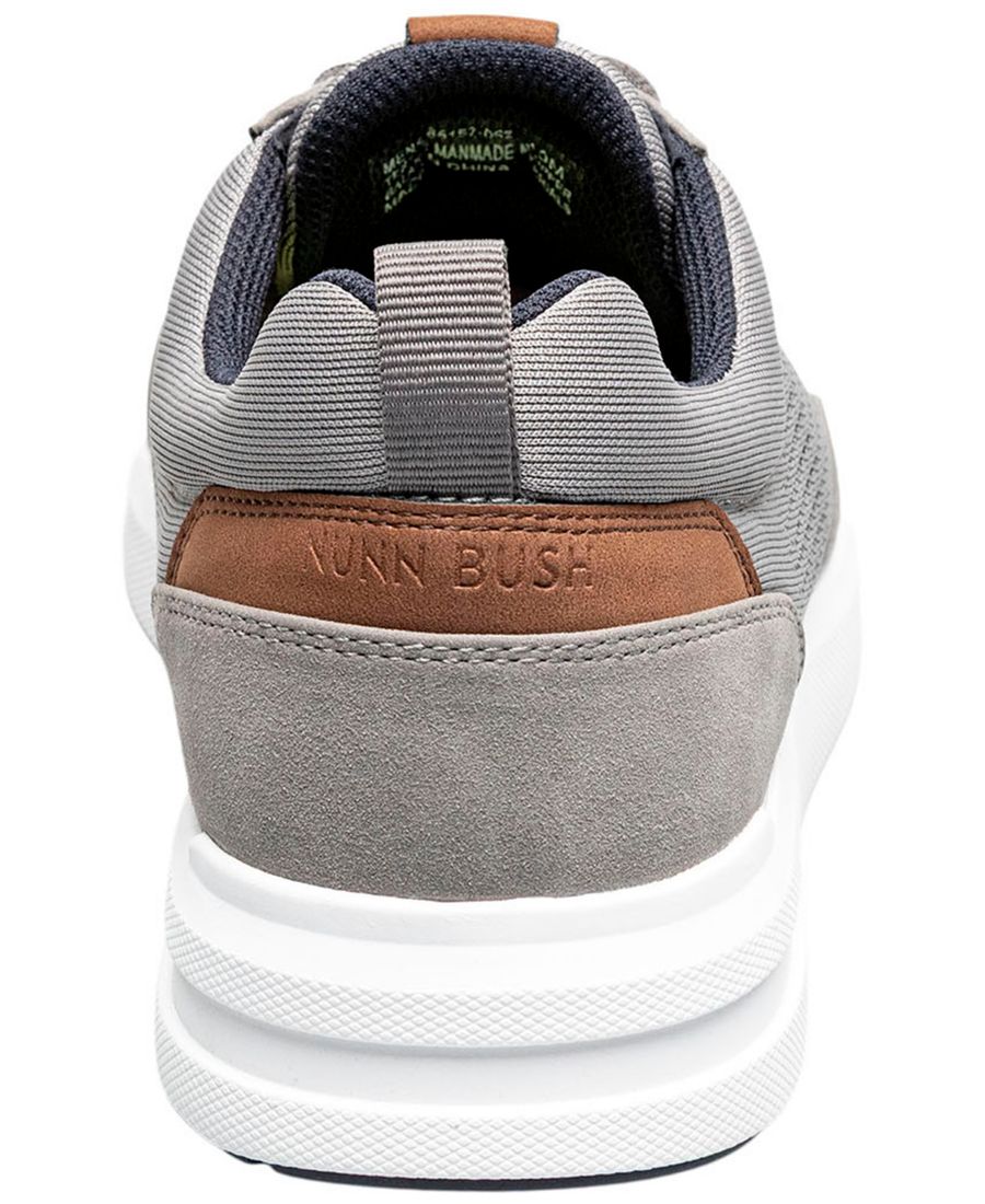 Мужские кроссовки Kore City Rally Mesh Moc-Toe Nunn Bush, Gray Multi — фото 3