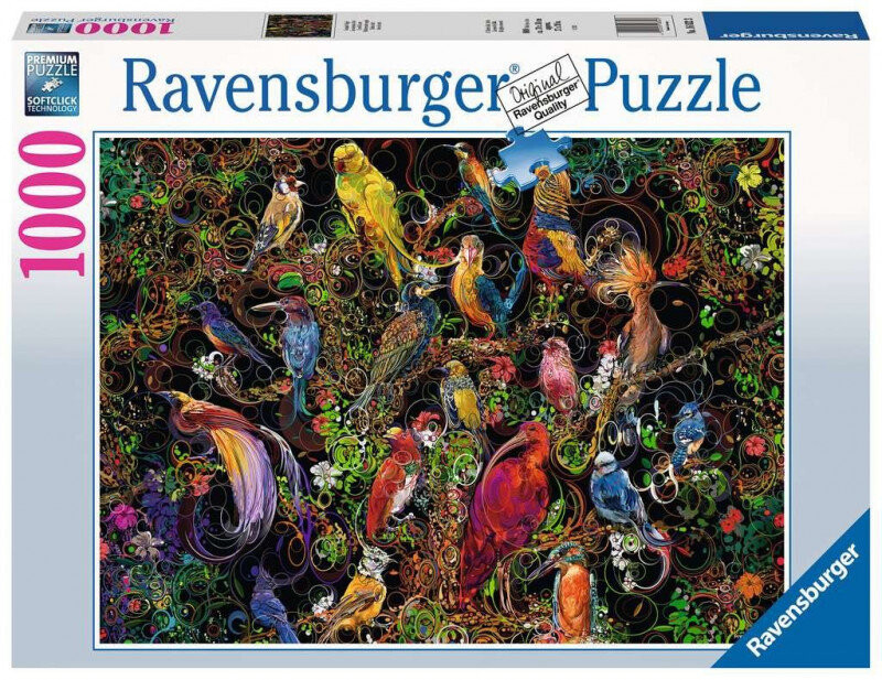 

Ravensburger, пазл, Bird art, 1000 шт.