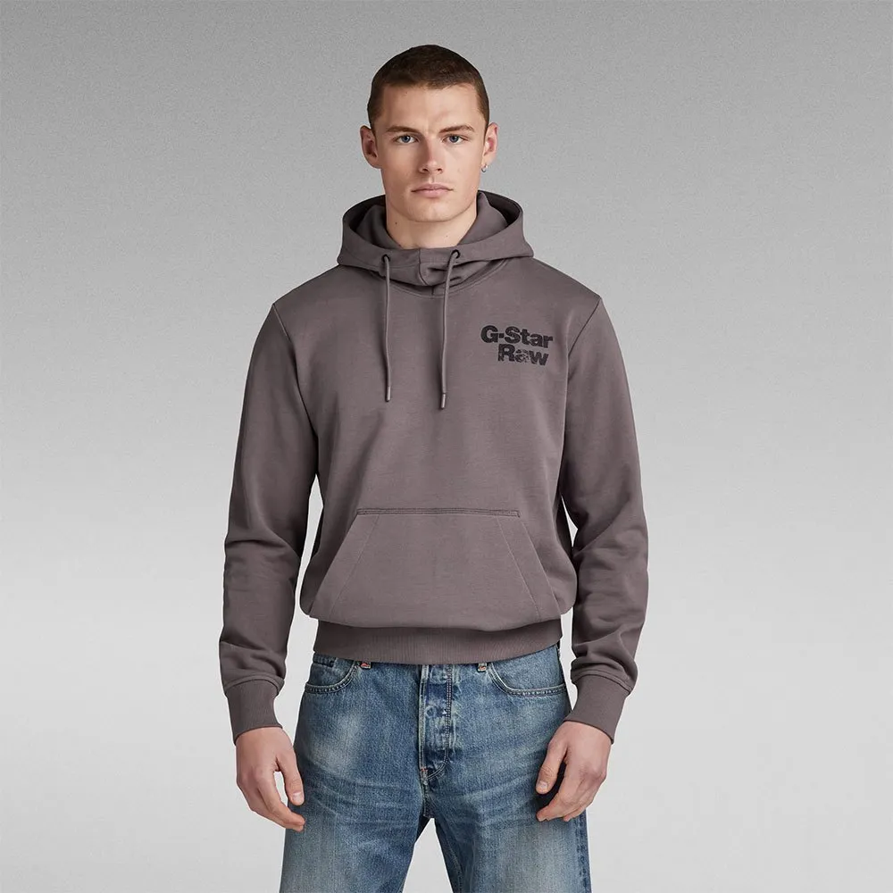 

Худи G-Star Back Print, серый
