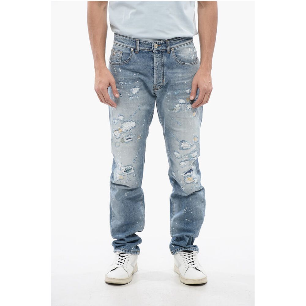 

Джинсы SID Regular Fit с эффектом потертости 18 см John Richmond, Blue