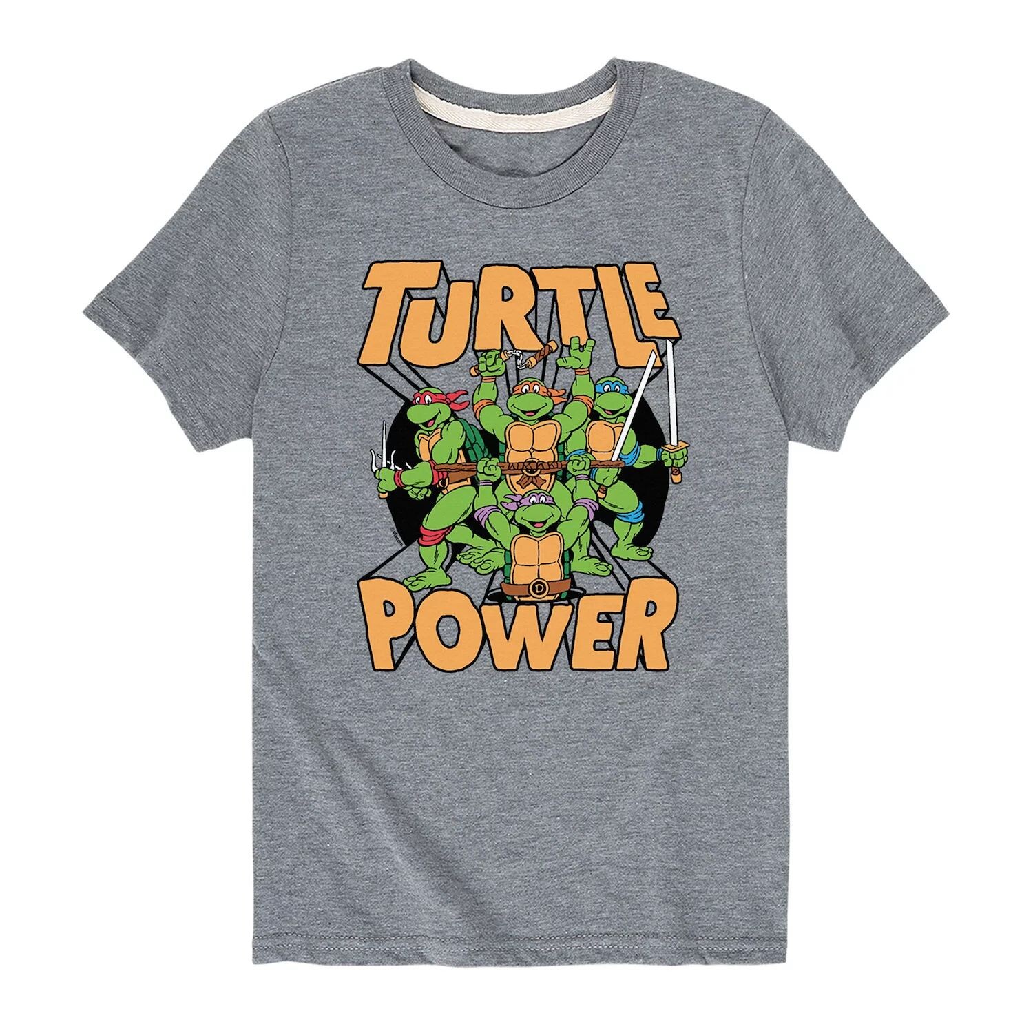 

Футболка с рисунком «Черепашки-ниндзя» для мальчиков 8–20 лет Turtle Power Group Licensed Character