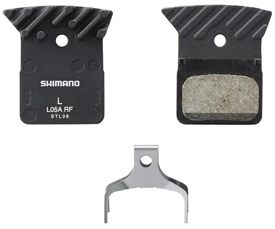 

L05A-RF Резиновые тормозные колодки с ребрами и пружиной Shimano, None