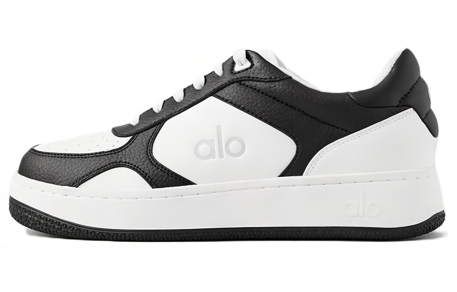 

Кроссовки alo yoga Skateboarding Shoes Unisex Low-top Black/White, черный/белый