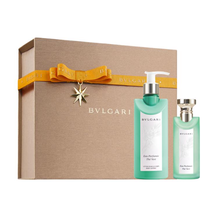 Набор Bvlgari Eau Parfumée Au Thé Vert: гель для душа, 300 мл + туалетная вода, 75 мл — фото 2