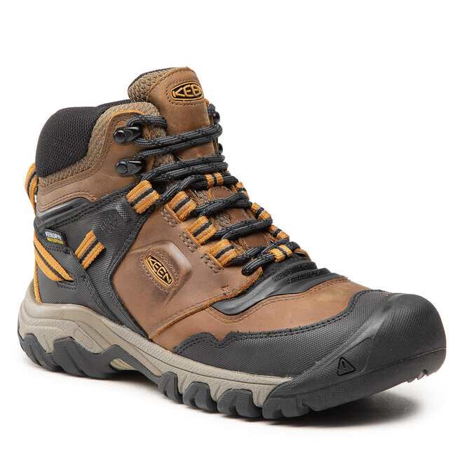 

Трекинговые ботинки Keen RidgeFlex Mid, коричневый