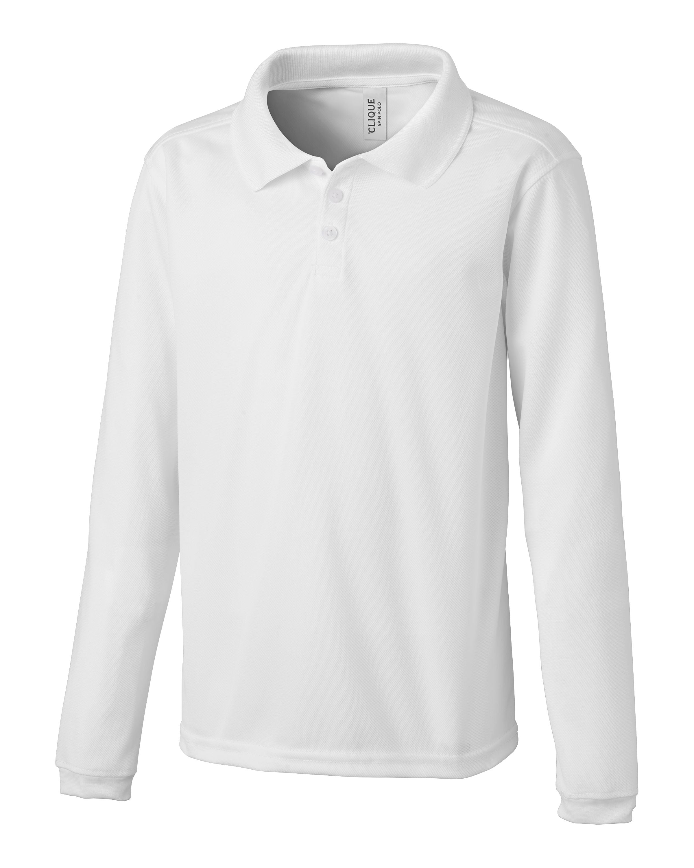 

Молодежное поло Clique L/S Spin, белый