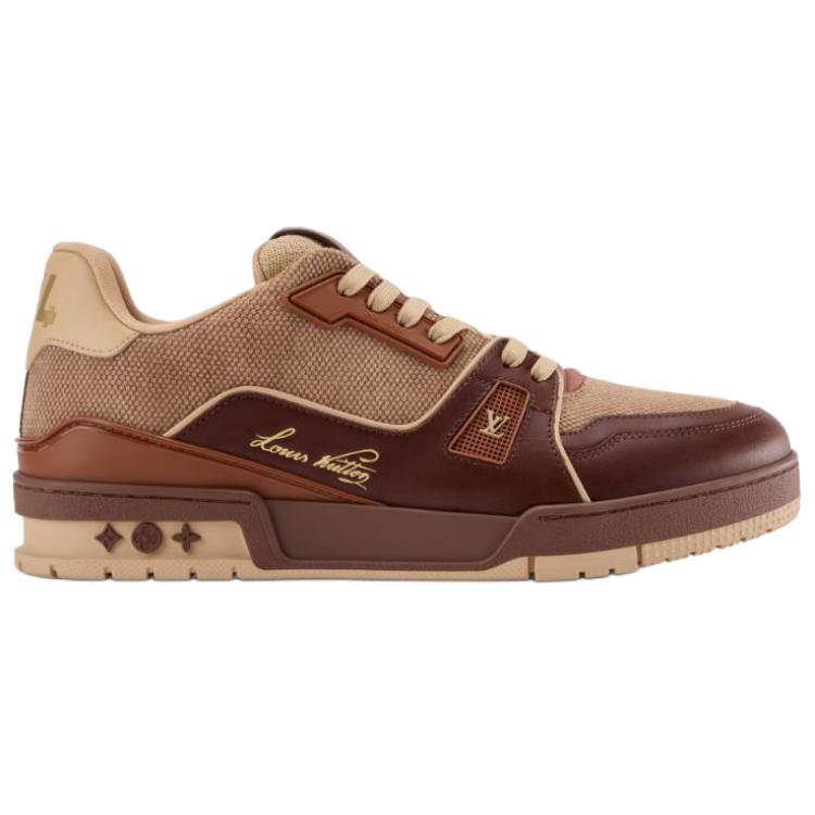 Кроссовки Trainer Low top Skateboard Shoes мужские Chestnut LOUIS VUITTON, Chestnut — фото 2