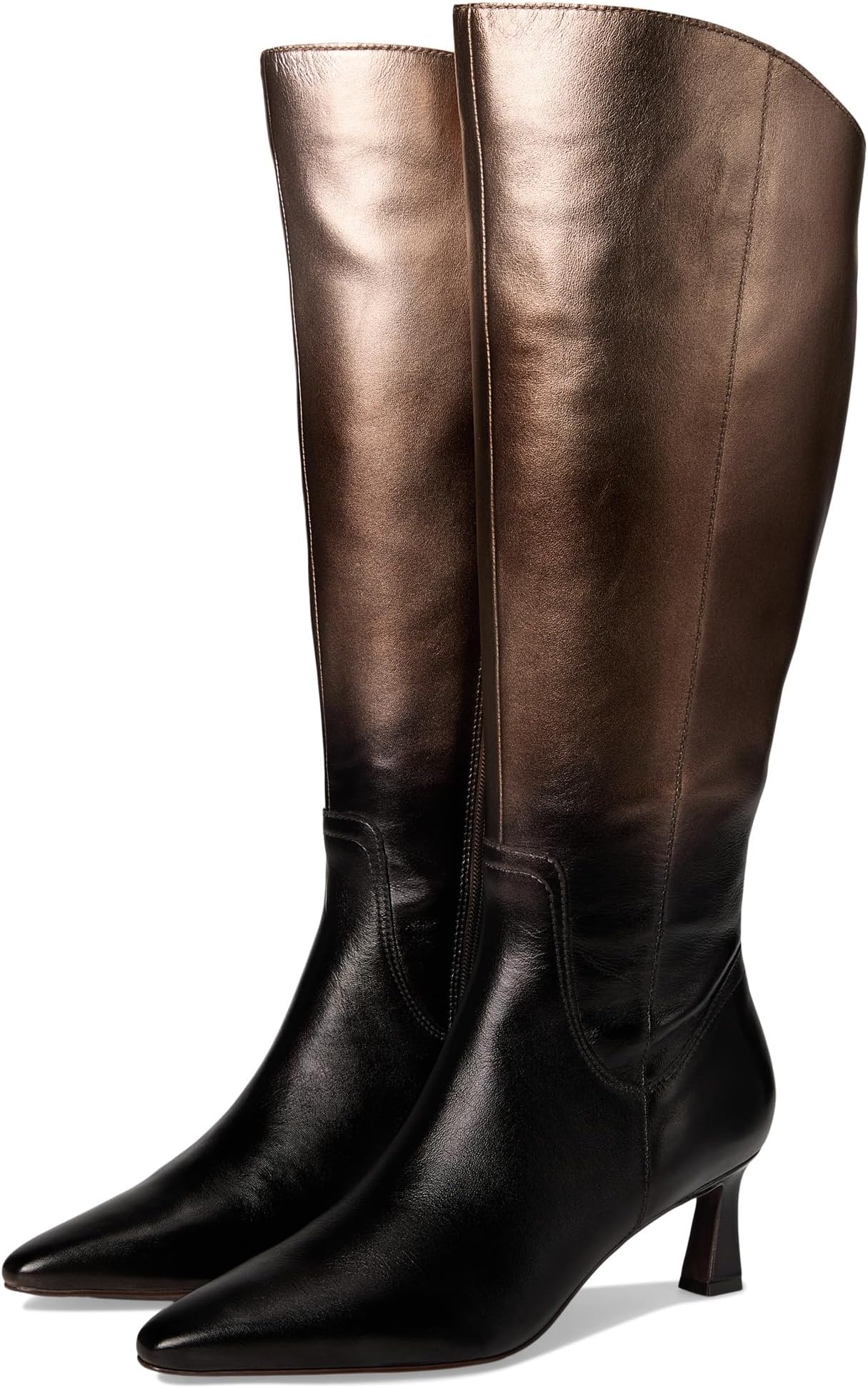 Ботинки Naturalizer Deesha - Wide Calf Boot, цвет Unity Metallic Leather