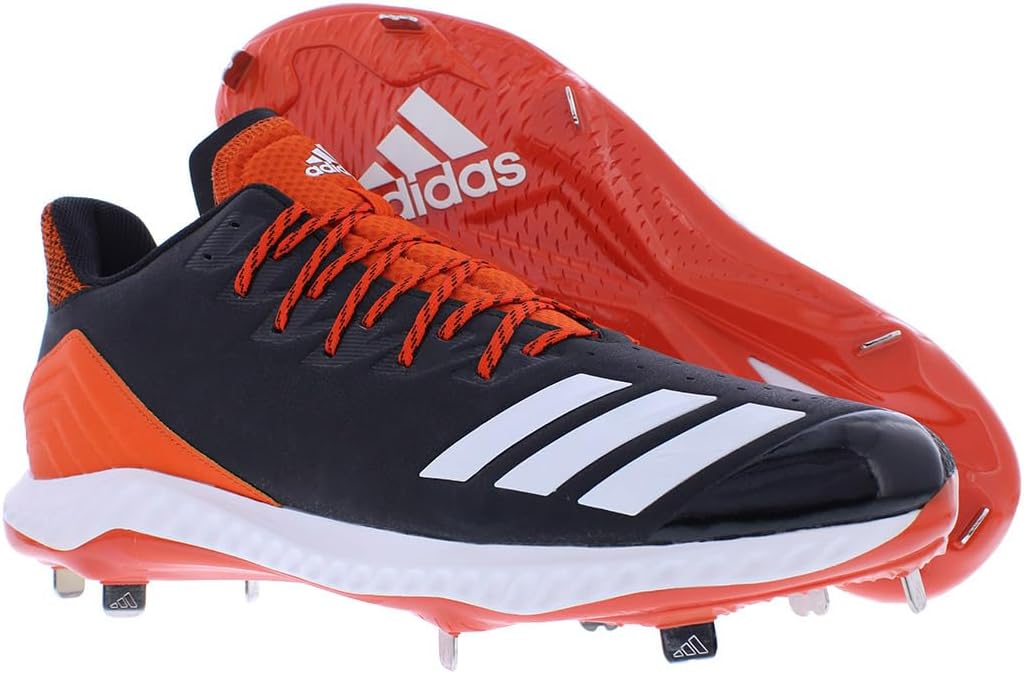 Бейсбольные бутсы Adidas Icon Bounce для мужчин, белый/черный — фото 4