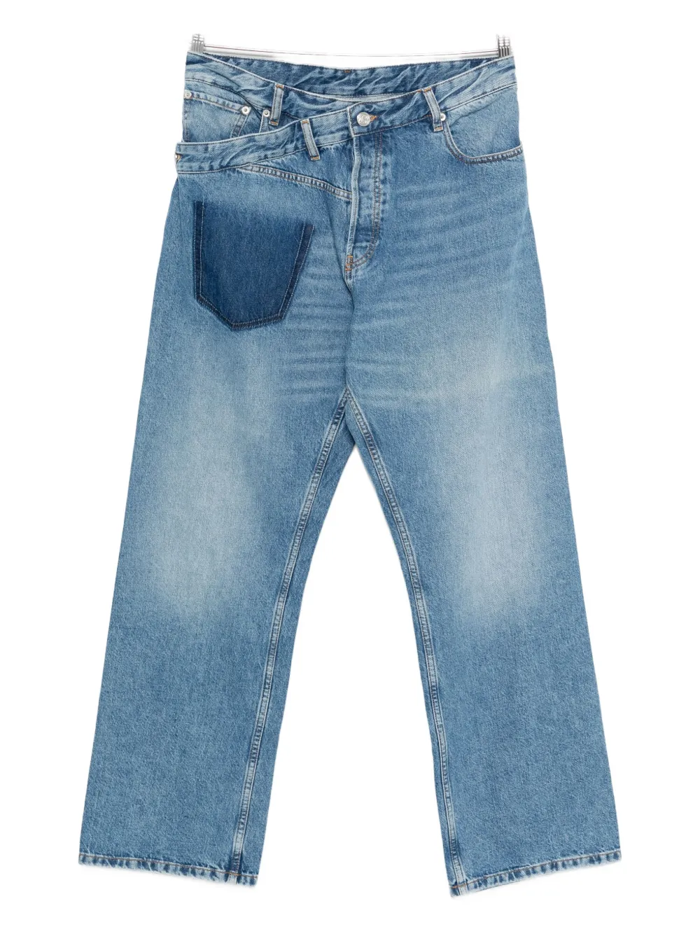 

Джинсы с эффектом обмана зрения (тромплёй) Bluemarble, синий