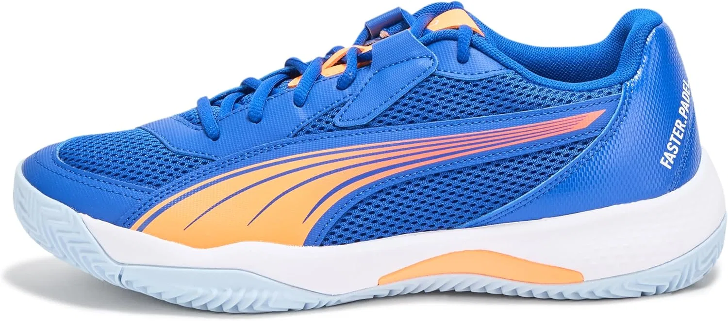 Мужские кроссовки для пиклбола PUMA Nova Court, Vivid Blue Heat Fire Puma White — фото 2