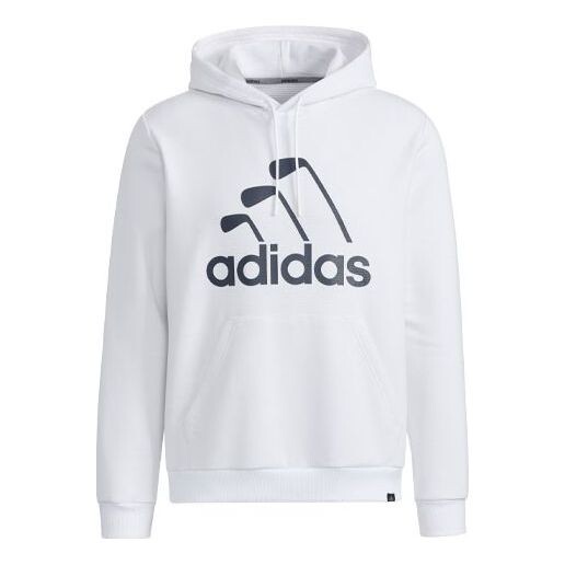 

Толстовка Men's adidas Iron Logo Hoody Golf Alphabet Logo Sports White, мультиколор