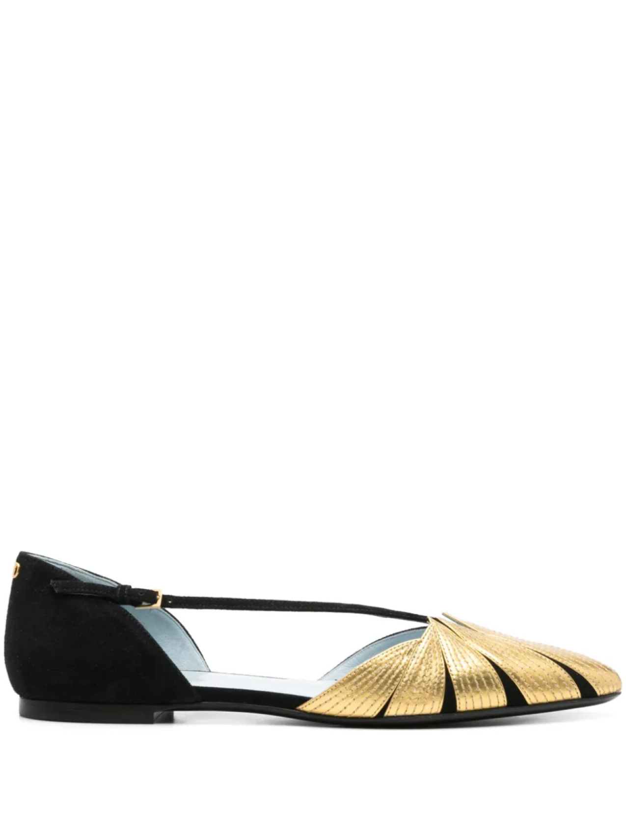 Кожаные балетки Valentino Garavani, черный