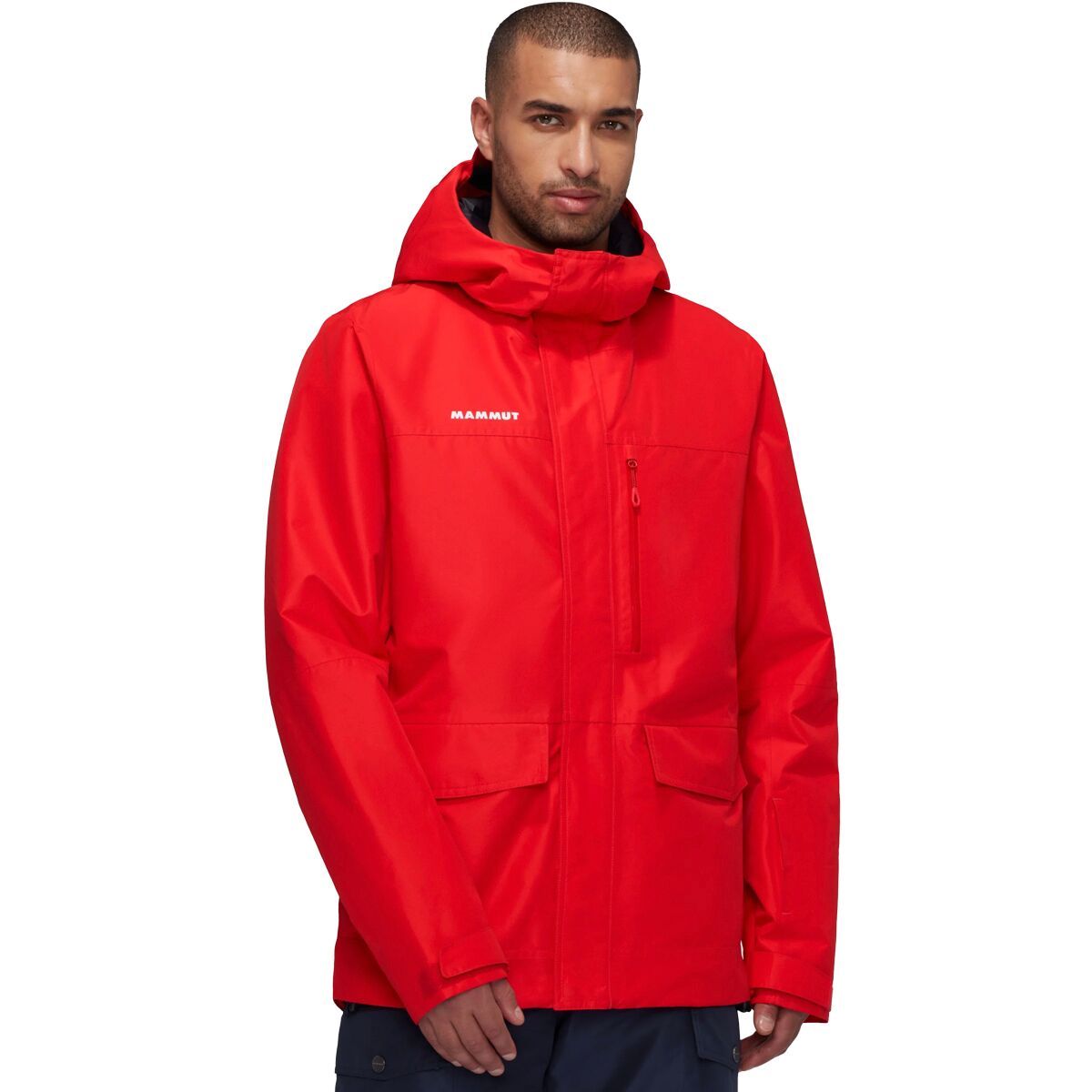 

Утепленная куртка с капюшоном Fall line hs thermo Mammut, красный