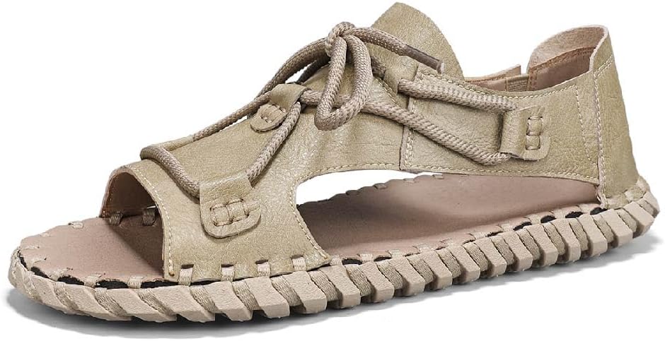 

Мужские повседневные сандалии Asifn, открытый носок, летние рыбацкие, противоскользящие пляжные, кожаные, для активного отдыха, спорта и походов, серый