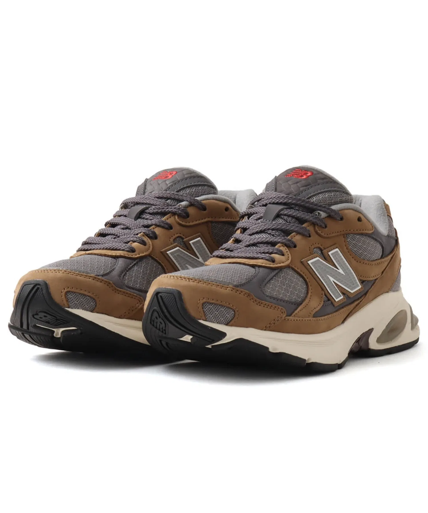 Унисекс кроссовки из сетки и нубука New Balance U201020Q коричневые