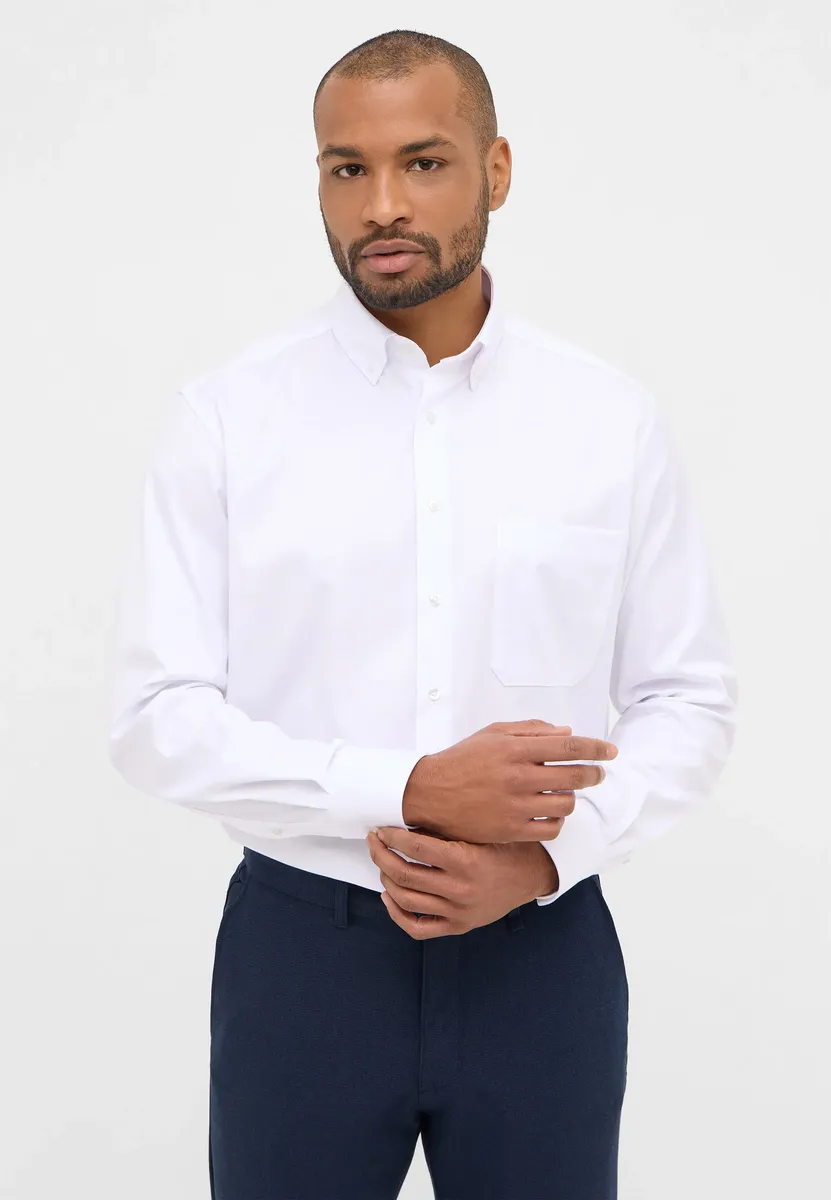 

Рубашка Eterna с длинными рукавами "COMFORT FIT", белый