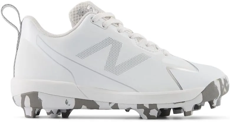 

Детские бейсбольные кроссовки New Balance Kids' Romero Duo V2 с резиновым подошвой, белый/металлик