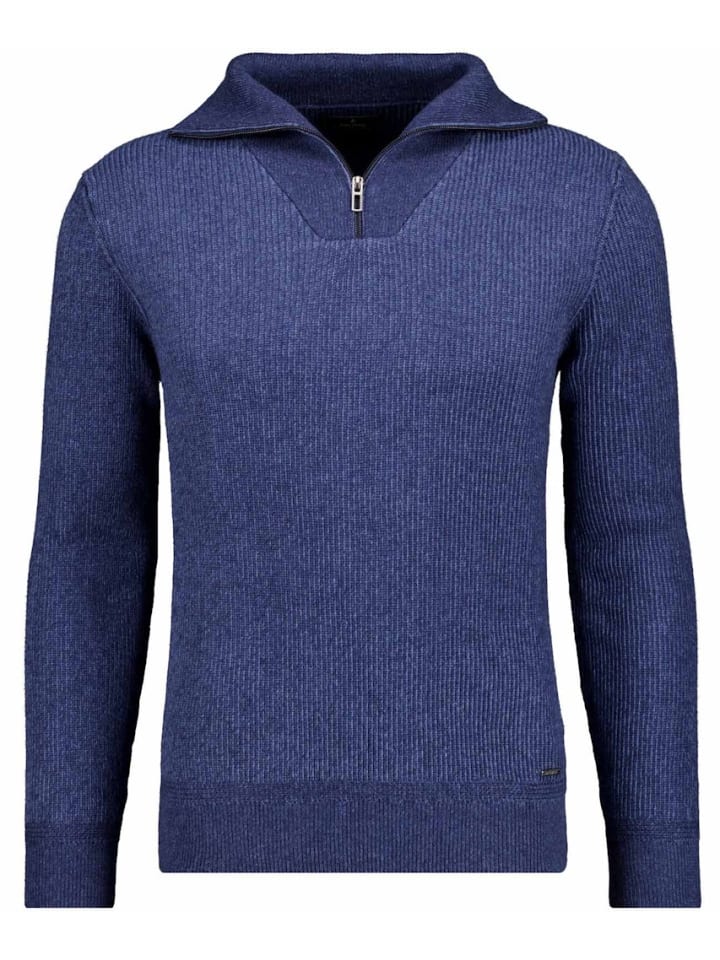 

Ragman Свитер с V-образным вырезом синего цвета