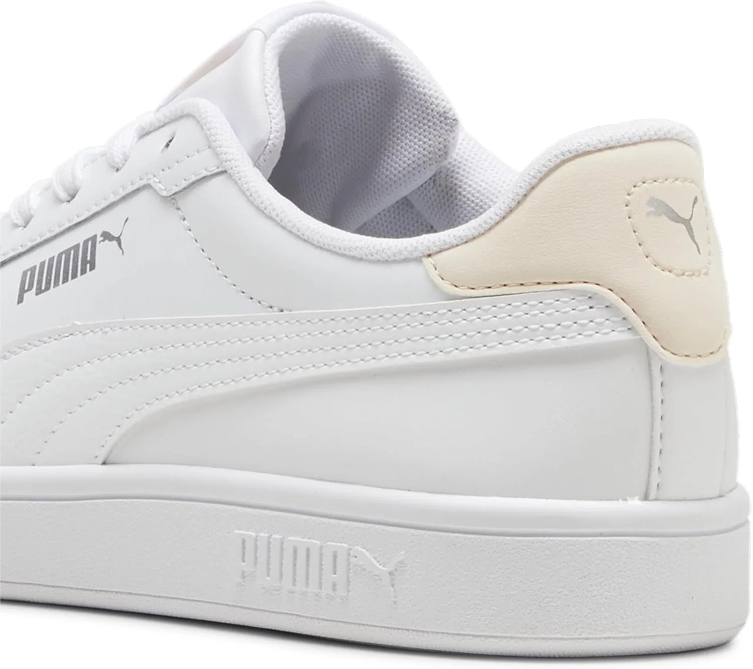 Кроссовки PUMA Unisex Smash 3.0 L, Puma White Rosebay Puma Silver — фото 3