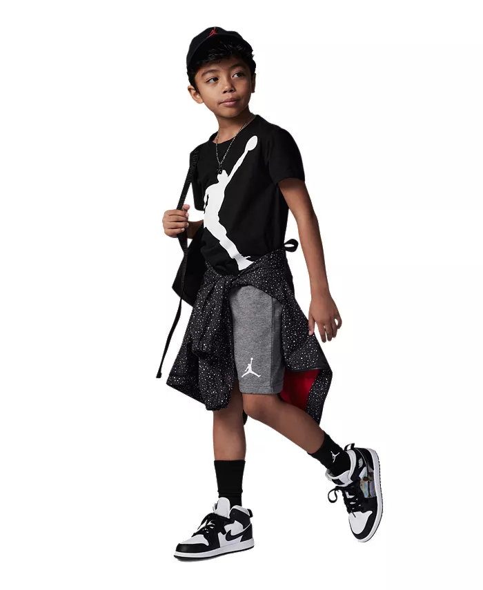 

Детский комплект из футболки и шорт Little Boys 2-Piece Jumbo Jumpman Jordan, мультиколор