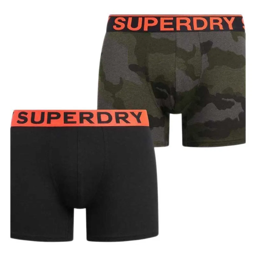 

Боксеры 2 шт Superdry M3110453A boxers 2 units, черный