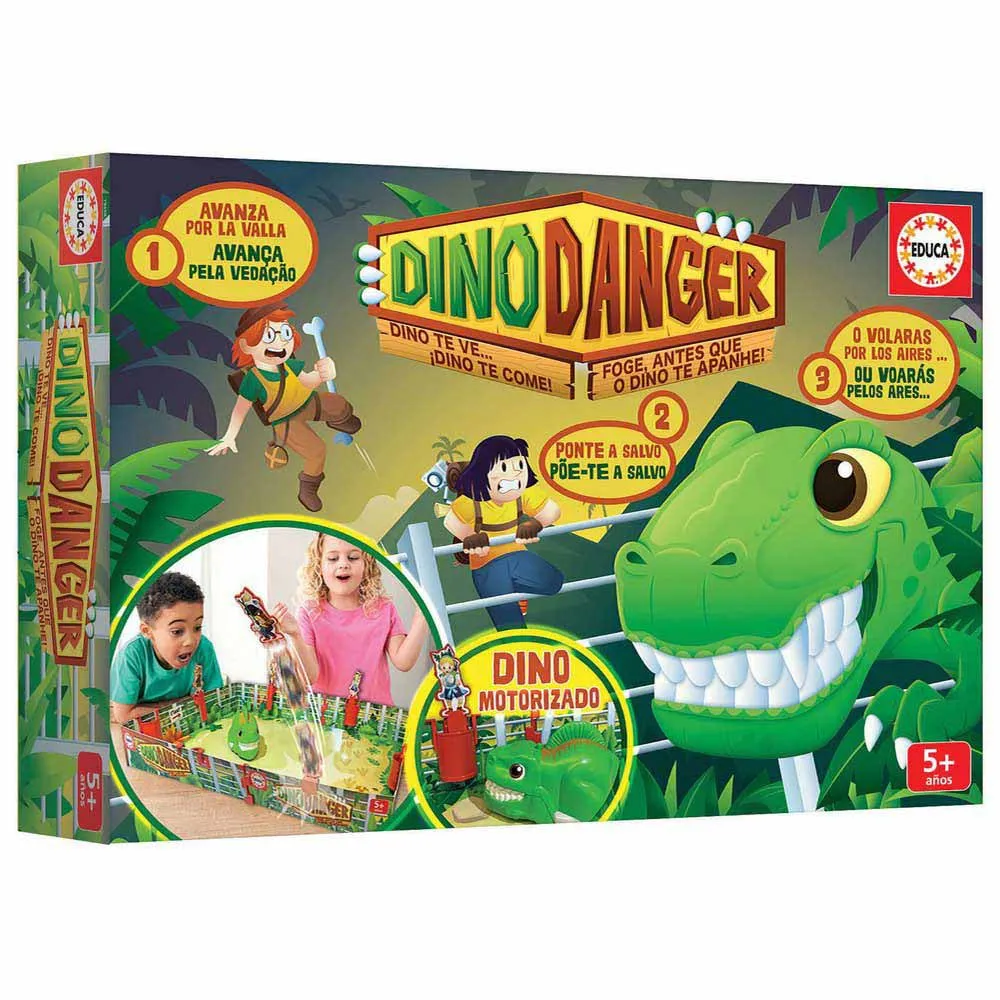 

Детская настольная игра Educa Borras Dino Danger Interactive, мультиколор
