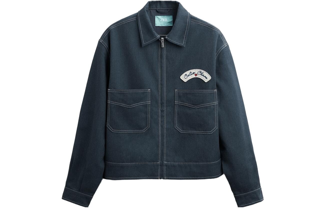 

Куртка Harry Lambert Cobrand Unisex Blue Zara, синий