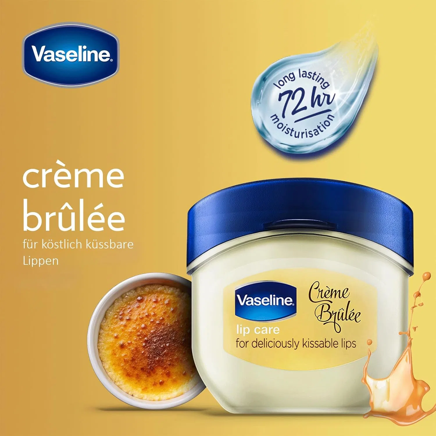 Бальзам для губ Vaseline Lip Therapy Crème Brûlée, 2 x 7 г Vaseline — фото 2