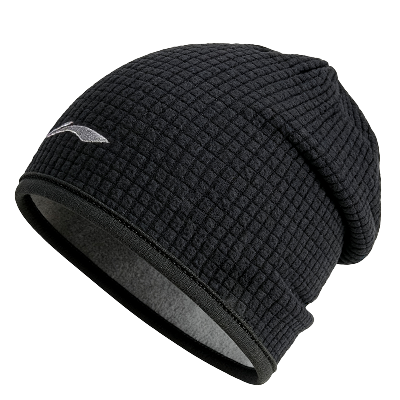 

Унисекс-бини из полиэстера LINING, черный[adjustable scarf, fleece cold-resistant]