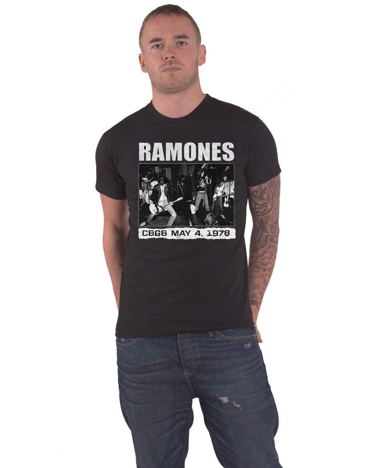 

Футболка CBGB 1978 года Ramones, черный